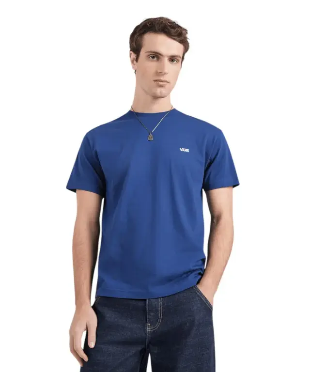 Vans - Ανδρικό T-shirt Κοντομάνικο Left Chest SS VN000R9X-FOB Μπλε - S