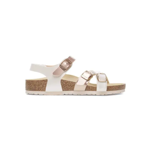 Birkenstock Πέδιλα Παιδικό δέρμα Άσπρο BIR/KUMBA KIDS 1029444 P/COPPE - 27