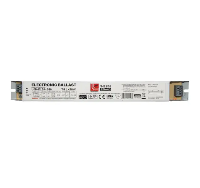 ΗΛΕΚΤΡΟΝΙΚΟ ΜΠΑΛΑΣΤ ΦΘΟΡΙΟΥ T8 1X58W