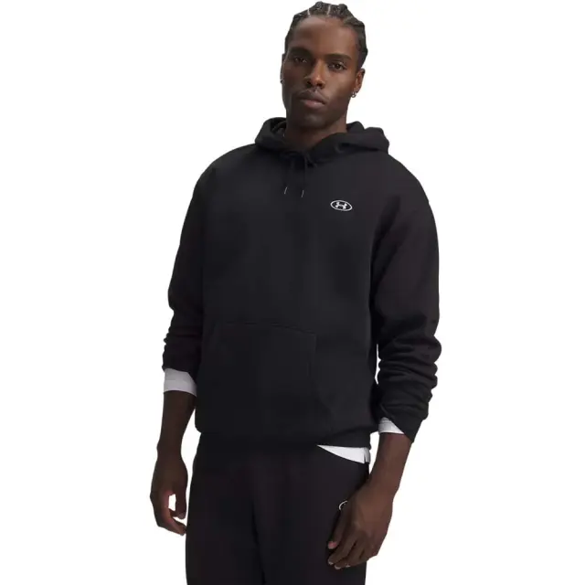 Under Armour Men's Rival Fleece Hoodie Μαύρο 6013448-008 (Under Armour)