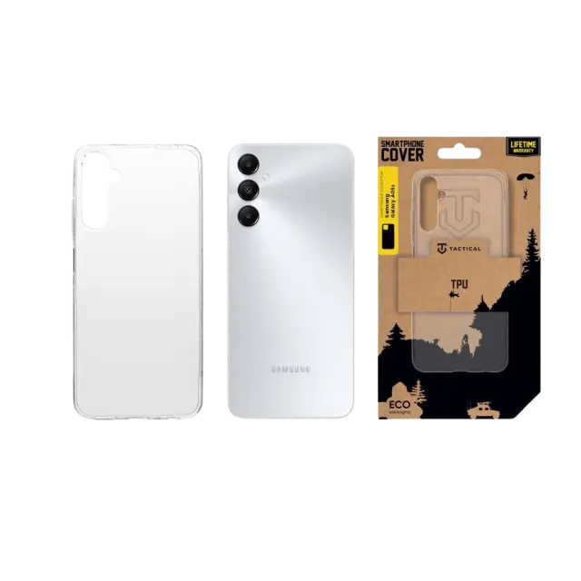 Tactical TPU Cover for Samsung Galaxy A05s Transparent 3