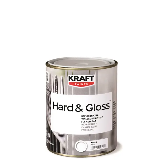 Βερνικόχρωμα Kraft Hard & Gloss Κυπαρισσί 0.75lt