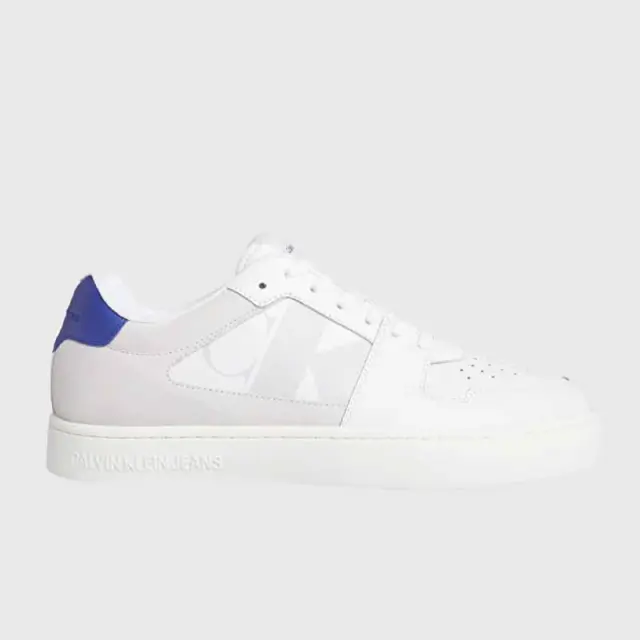 Calvin Klein - Ανδρικά Sneakers Classic Cupsole Low Laceup Nbs YM0YM01002-0LD Λευκό - 45