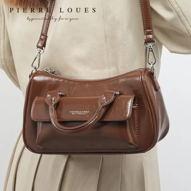 Γυναικεία Τσάντα Χειρός & Χιαστί Pierre Loues PL615-50 μαύρο - One Size 3