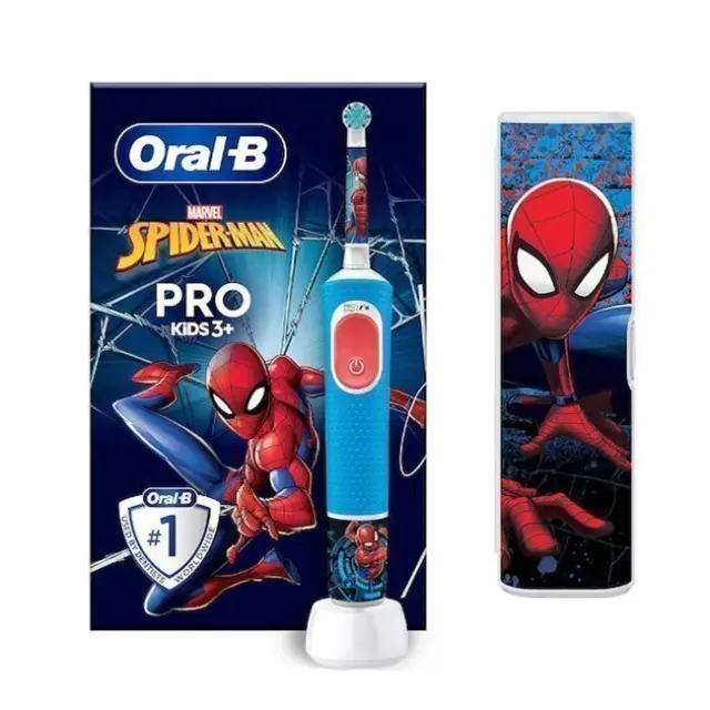 Oral-B Ηλεκτρική Οδοντόβουρτσα Pro Kids Spider-Man Blue (773390)
