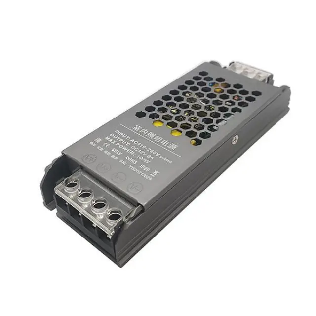 145-71133 ΤΡΟΦΟΔΟΤΙΚΟ ΜΕΤΑΛΛΙΚΟ 24V DC 100W IP20 PRO EUROLAMP
