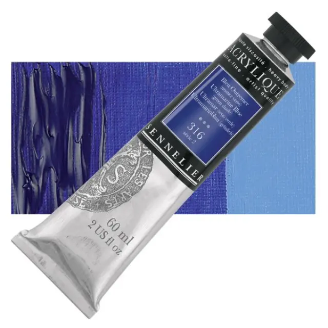 Ακρυλικό Sennelier Extra Fine - 316 Ultramarine Blue (Green Shade) S2 - 60ml
