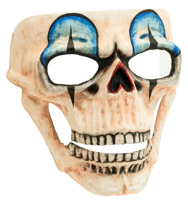 Αποκριάτικο Αξεσουάρ Μάσκα Clown Skull (Widmann) (W-08475)