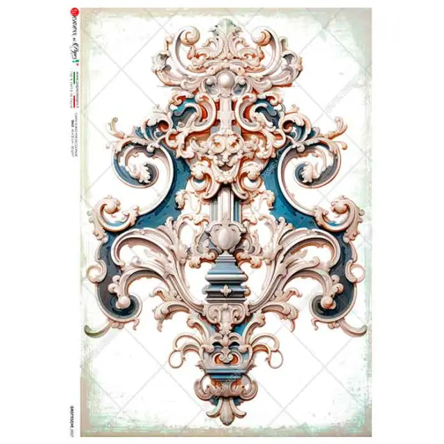 Ριζόχαρτο για Decoupage PaperD, Grottesche 27, A4, 22x32cm