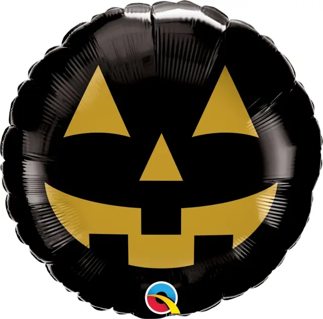 Μπαλόνι Φοιλ 18 Jack Face Black & Gold / 46 εκ