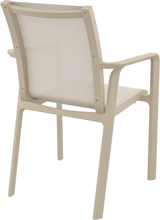 Πολυθρόνα Στοιβαζόμενη PACIFIC Dove Grey PP/Textilene 57x62x44/90cm 2