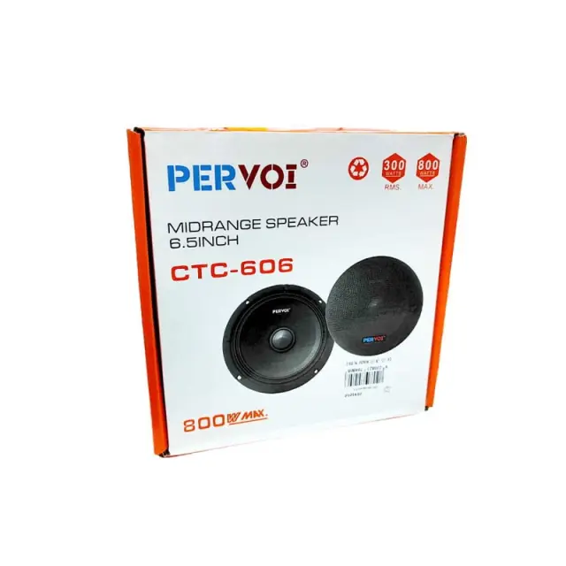 PerVoi Σετ Ηχεία Αυτοκινήτου CTC-606 6.5" με 300W RMS - Midrange speaker z891010 3