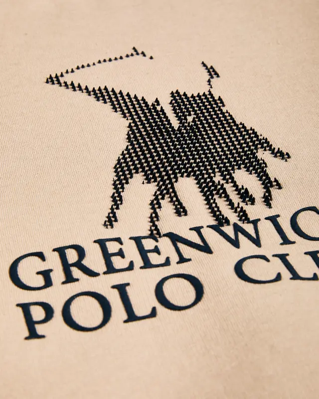 Μπλούζα φούτερ Greenwich Polo Club με ανάγλυφο σχέδιο 2