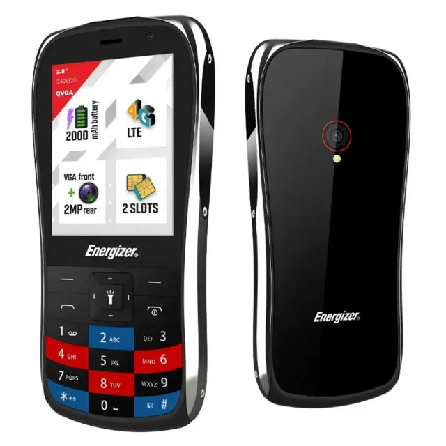Energizer E284S 64MB/128GB Dual Sim 2000mAh 4G 2.8" Μαύρο με Φορτιστή