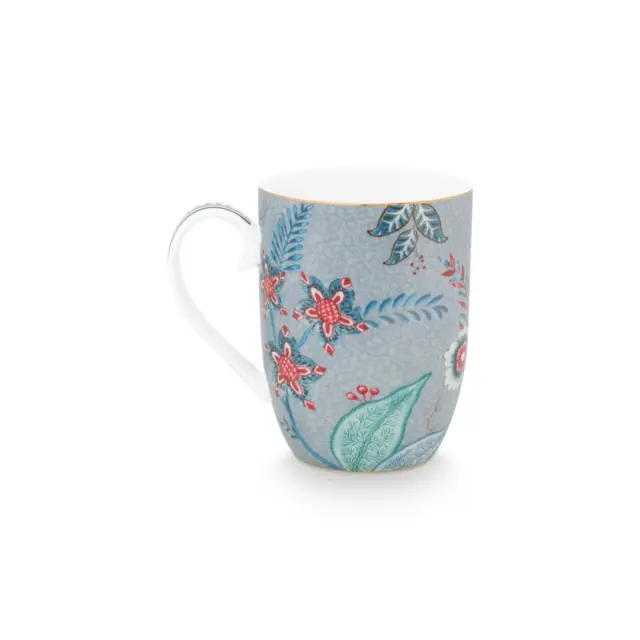 Pip Studio Σετ 2 Κούπες 145ml / Set 2 Mugs in a Gift Box: Flower Festival (2 χρώματα) - Μπλε 2