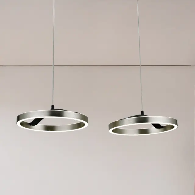 POWERTECH LED φωτιστικό οροφής HLL-0203, 42W, 4000K, 70x30x120cm, ασημί/μαύρο 2