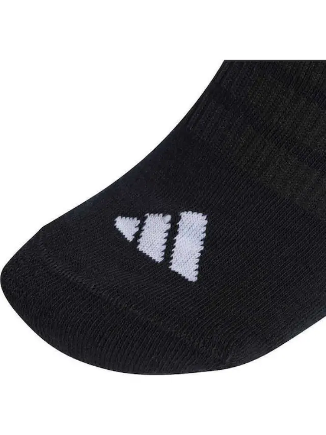 Adidas Essentials Athletic Socks Black 3 Pairs KD6720 3