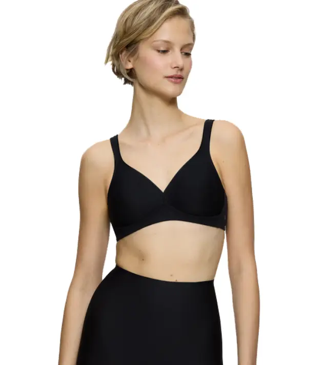 Triumph Γυναικείο Σουτιέν Modern Soft Cotton N, Χρώμα Μαύρο - 100E