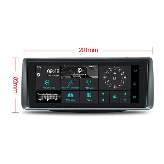 Οθόνη multimedia Android-Dashboard smart safety system OEM A918 2