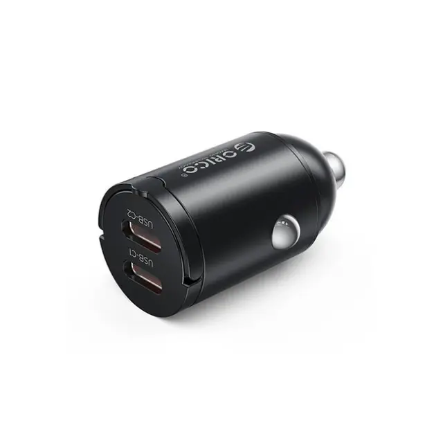 Orico Φορτιστής Αυτοκινήτου MiniRing 30W 2x USB-C Black
