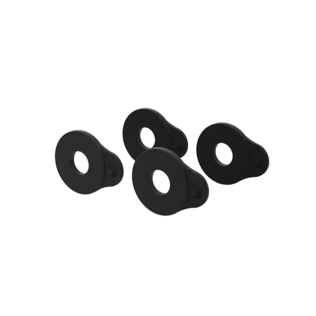 D Addario Flex Lock Strap Block, 4-Pk Black