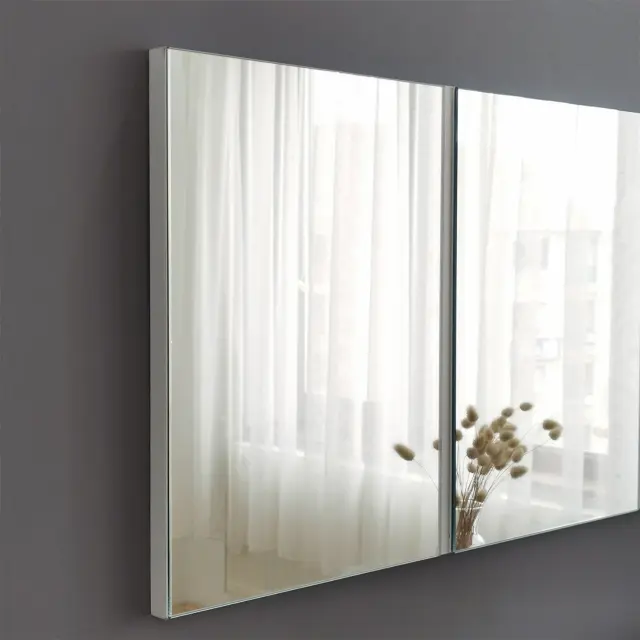 Stewehome Καθρέφτης Τοίχου με Λευκή Πλάτη 40x2.2x120 cm 3