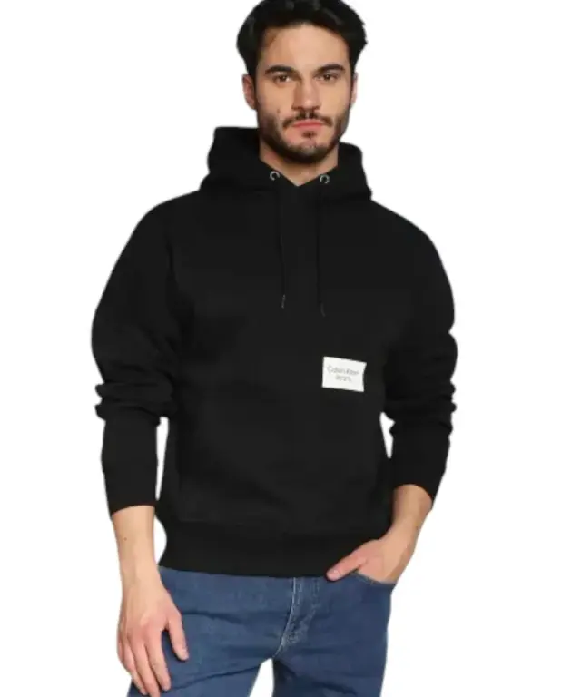Calvin Klein - Φούτερ Με Κουκούλα J30J322527-BEH Μαύρο - 2XL