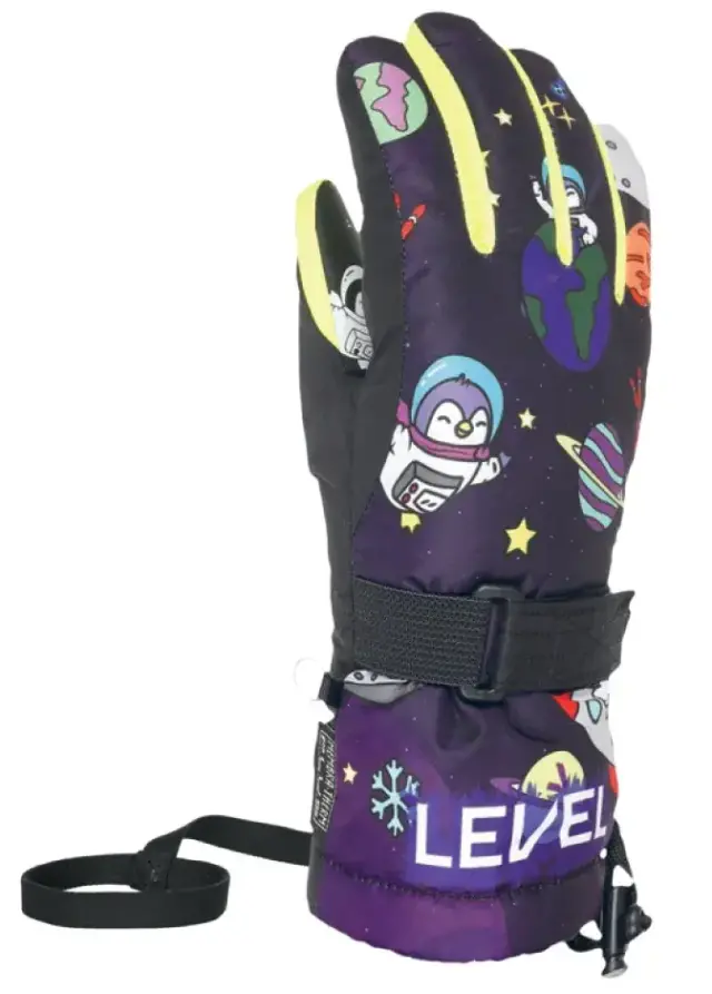 Γάντια Σκι Level Παιδικά Junior Glove Blue - 4153JG-20 - 4-5 ετών 2