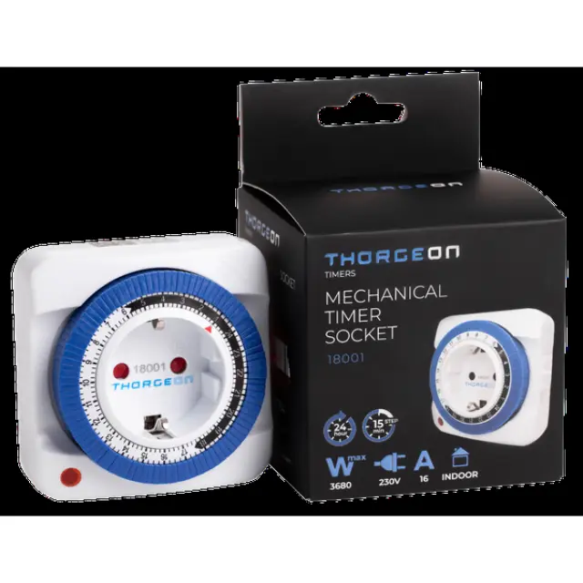 Mechanical Timer Socket 24h 15min