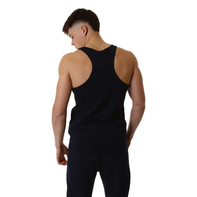 Champion Men's Standard Fit Chest Logo Tank Μαύρο 222171-KK001 (Champion) 2