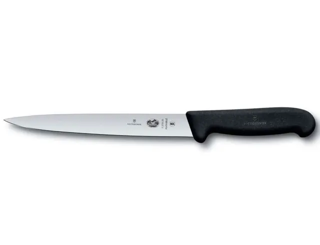 Μαχαίρι φιλεταρίσματος Victorinox Fibrox με εύκαμπτη λάμα και μήκος λεπίδας 20cm - Black5.3703.20 2