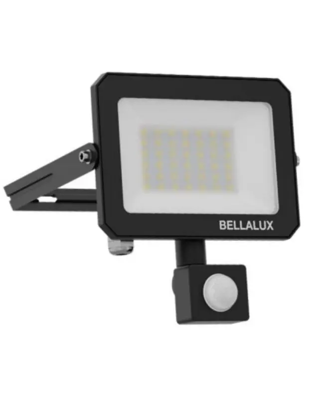 ΠΡΟΒΟΛΕΑΣ LED FL VITAL SENSOR 50W 6500K (ΨΥΧΡΟ ΛΕΥΚΟ) IP65  BK BELLALUX