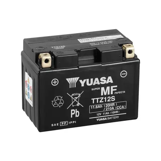 Μπαταρία Μοτοσυκλέτας YUASA TTZ12S 12V 11Ah