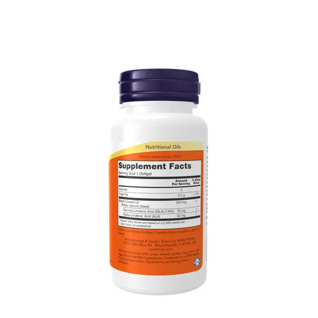 Now Foods Black Currant Oil 500 mg 2