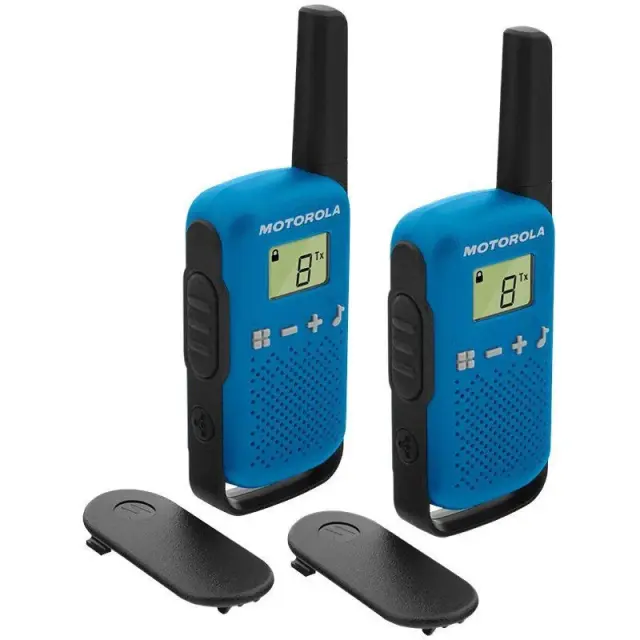 Πομποδέκτες Motorola T42 (2 Τεμάχια) Μπλε