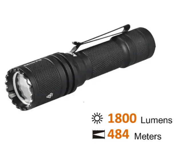 Φακός ACEBEAM DEFENDER P16 1800lm + Μπαταρία
