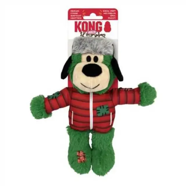 Kong Holiday Wild Knots Bear Assorted για Σκύλους M/ L Μονόχρωμο - M- L 3