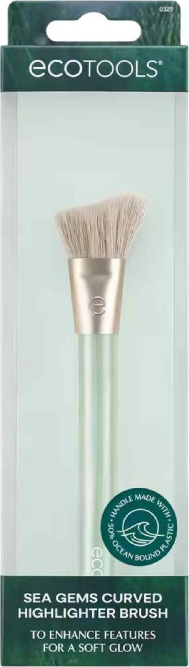 EcoTools Sea Gems Curved Highlighter Brush Πινέλο Για Highlighter & Λάμψεις