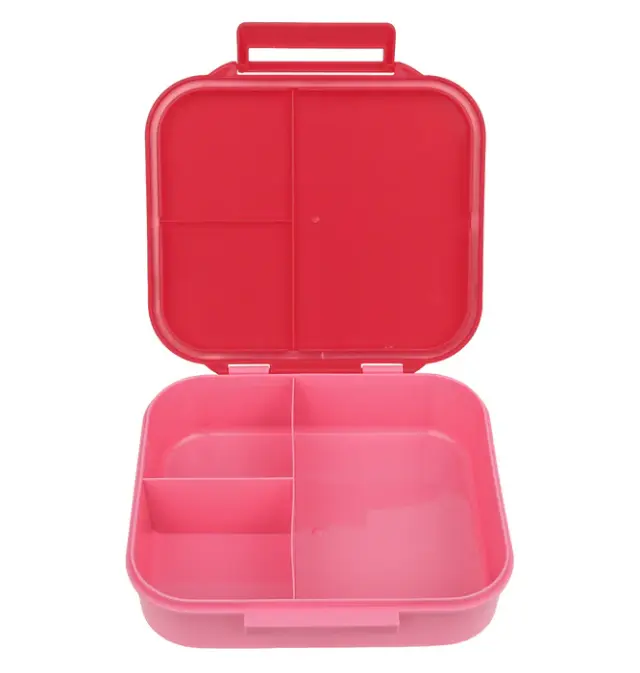 A Little Lovely Company Δοχείο Φαγητού με Χωρίσματα Lunch Box 900 ml - Happy Cherries LBHCPI61 2