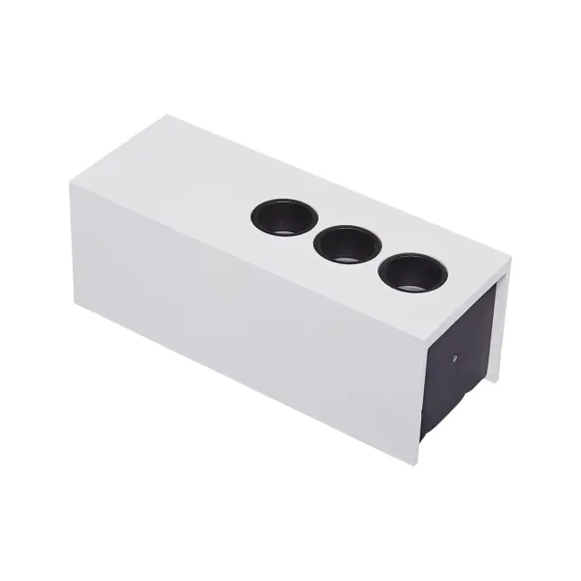 Eco Φωτιστικό οροφής LED 15W 3000K 1794lm 17.1cm λευκό-μαύρο Άσπρο Άσπρο/Μαύρο Μαύρο