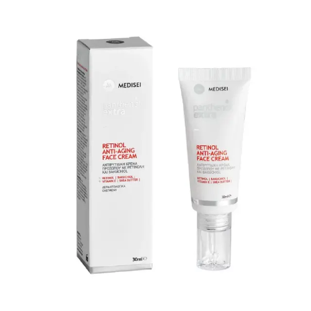 Panthenol Extra Retinol Anti-Aging Face Cream - Αντιρυτιδική Κρέμα Προσώπου με Ρετινόλη, 30ml