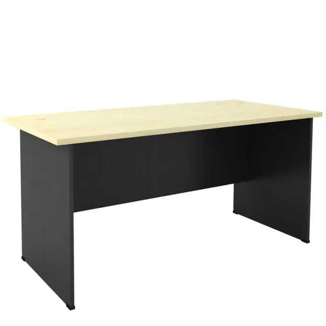 Γραφείο Σκούρο Γκρι/Φυσικό Μελαμίνη 180x70x74cm