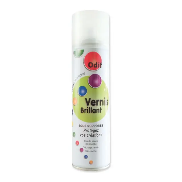 Σπρέι Βερνίκι γυαλιτερό Gloss 250ml ODIF