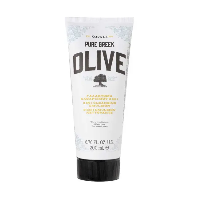 ΚΟΡΡΕΣ Pure Greek Olive Γαλάκτωμα Καθαρισμού 3σε1 200ml