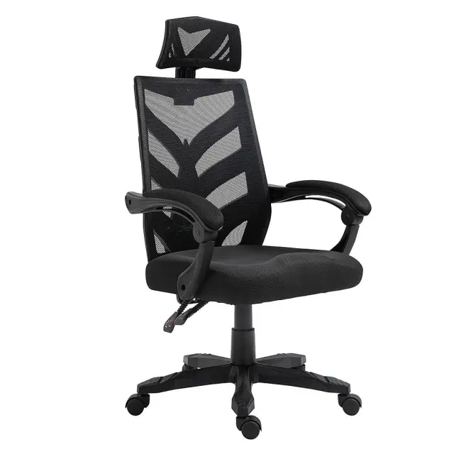 Πολυθρόνα Γραφείου BF2980 Μαύρο Mesh 60x66x111/121cm