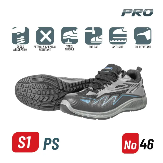 Bormann Pro - Παπούτσι Ασφαλείας S1PS PACIFIC - 40
