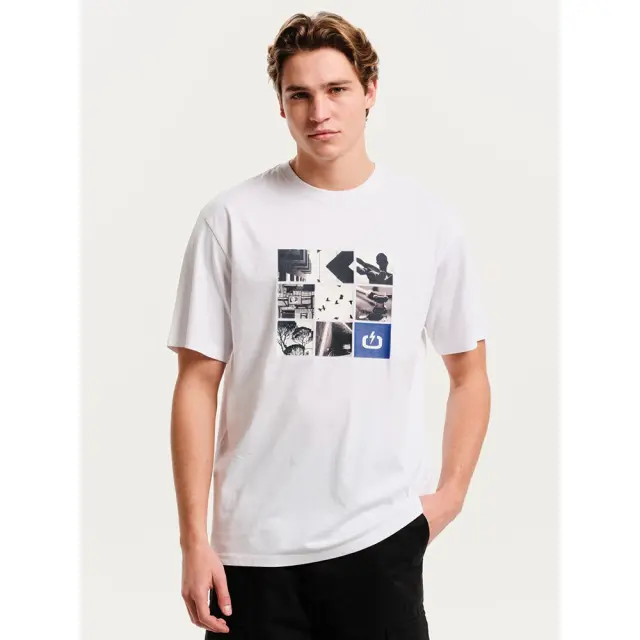 Emerson Men's SS T-shirt (251.EM33.51-White) - Λευκό