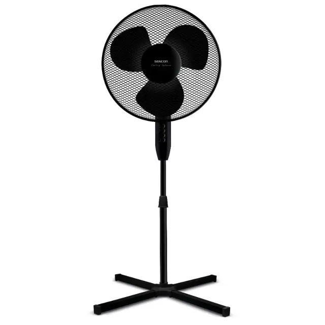 Ανεμιστήρας Δαπέδου Sencor SFN 4031BK 40W 3 Ταχυτήτων Διαμέτρου 40cm Μαύρος