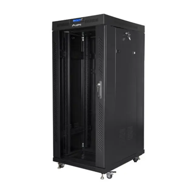 Lanberg Καμπίνα Rack 19" 37U 800X1000 Black LCD V2 (FF01-8037-12BL)