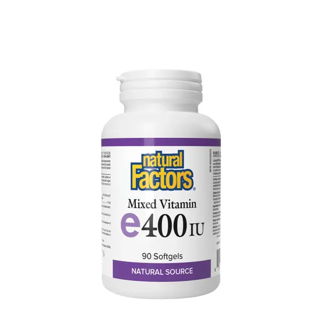 Natural Factors Mixed Vitamin E Natural Source 400 IU